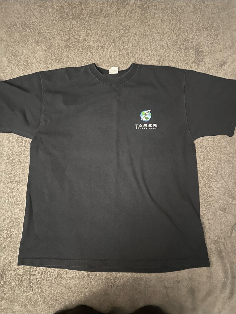 Taser International Black Logo T-Shirt